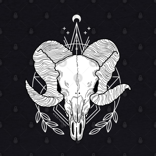 Ram Skull by averymuether